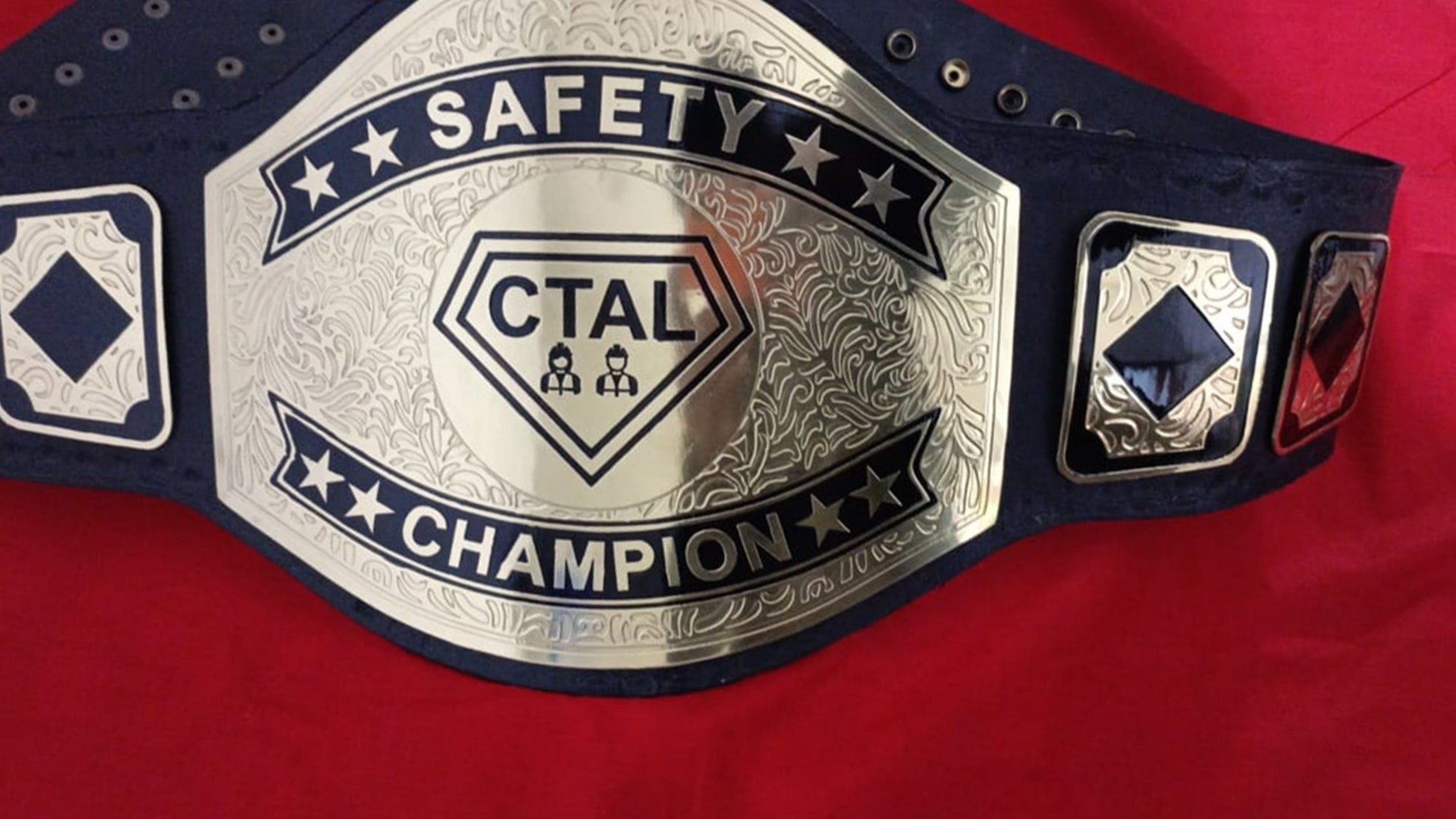 Custom Name and CTAL Safety Logo For Your Firm Wrestling Championship Belt poshleathers-14b7