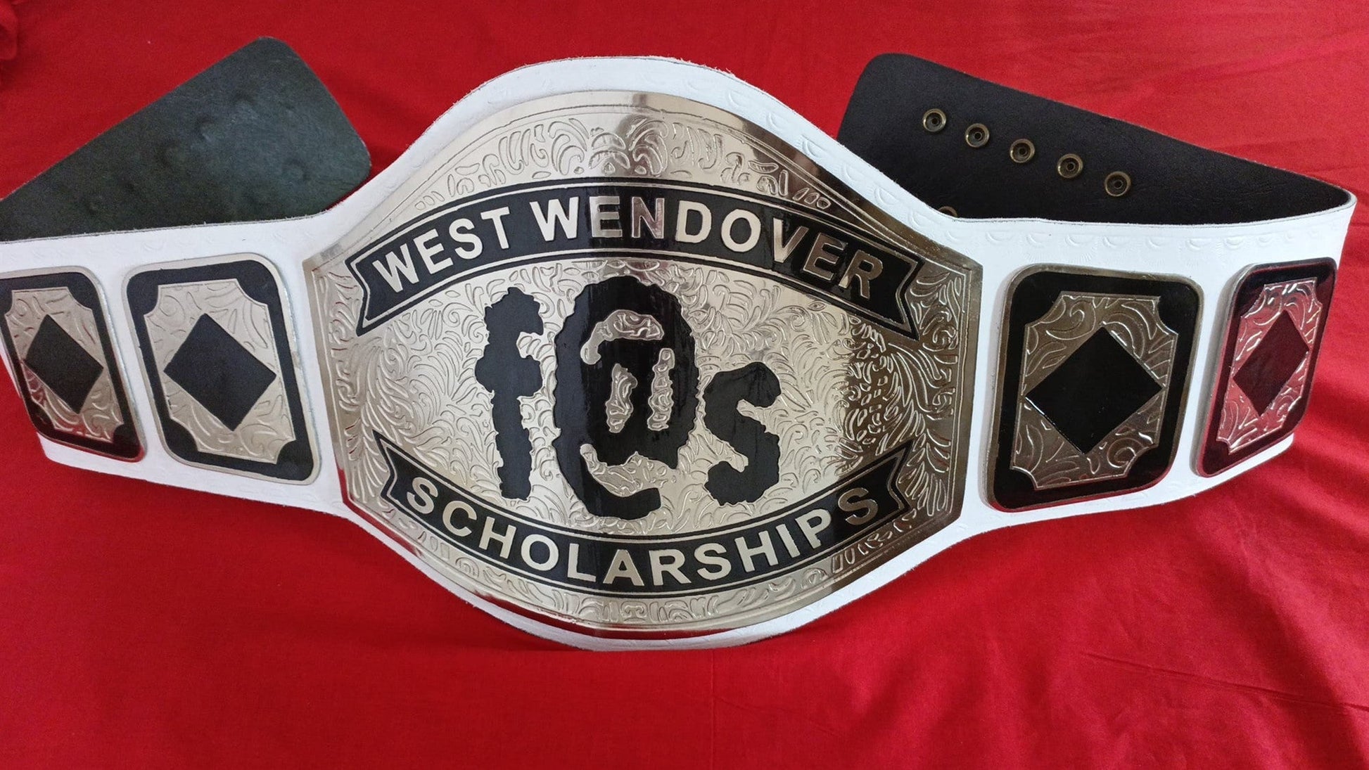 Custom Name and FAS Logo Wrestling Championship Belt poshleathers-14b7