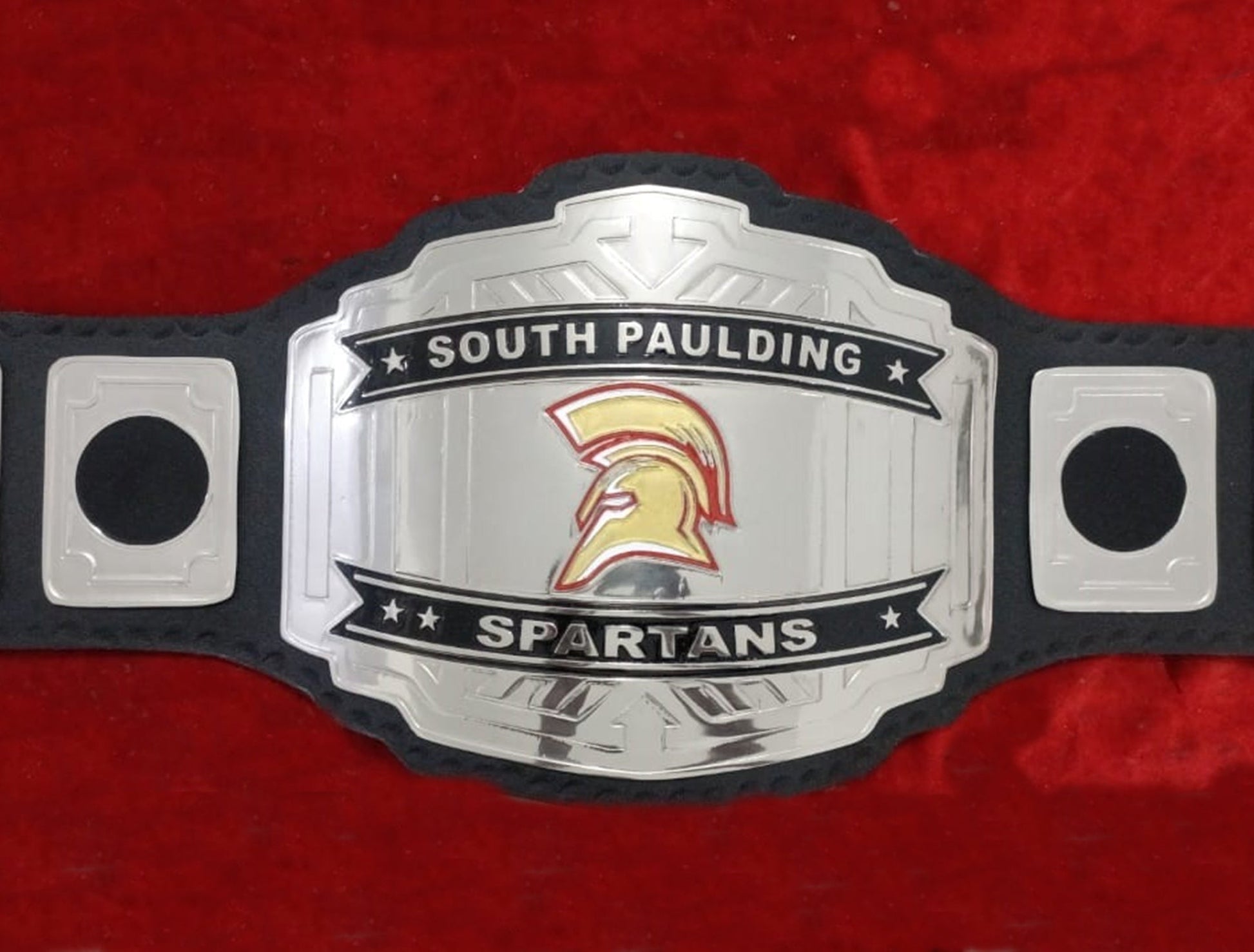 Custom Name and Viking Logo Wrestling Championship Belt poshleathers-14b7