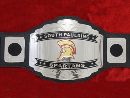Custom Name and Viking Logo Wrestling Championship Belt poshleathers-14b7