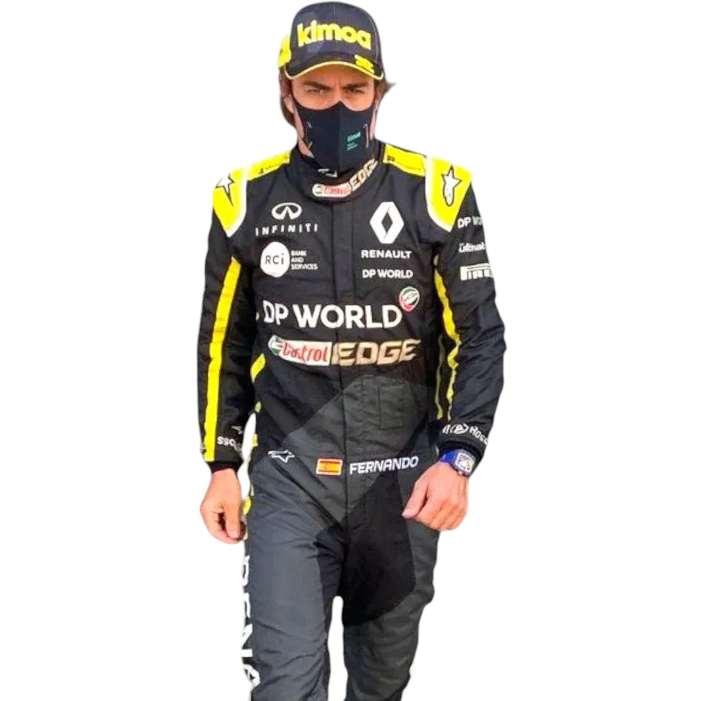 2020 Fernando Alonso Renault F1 Team Race Suit Ex Race Gear