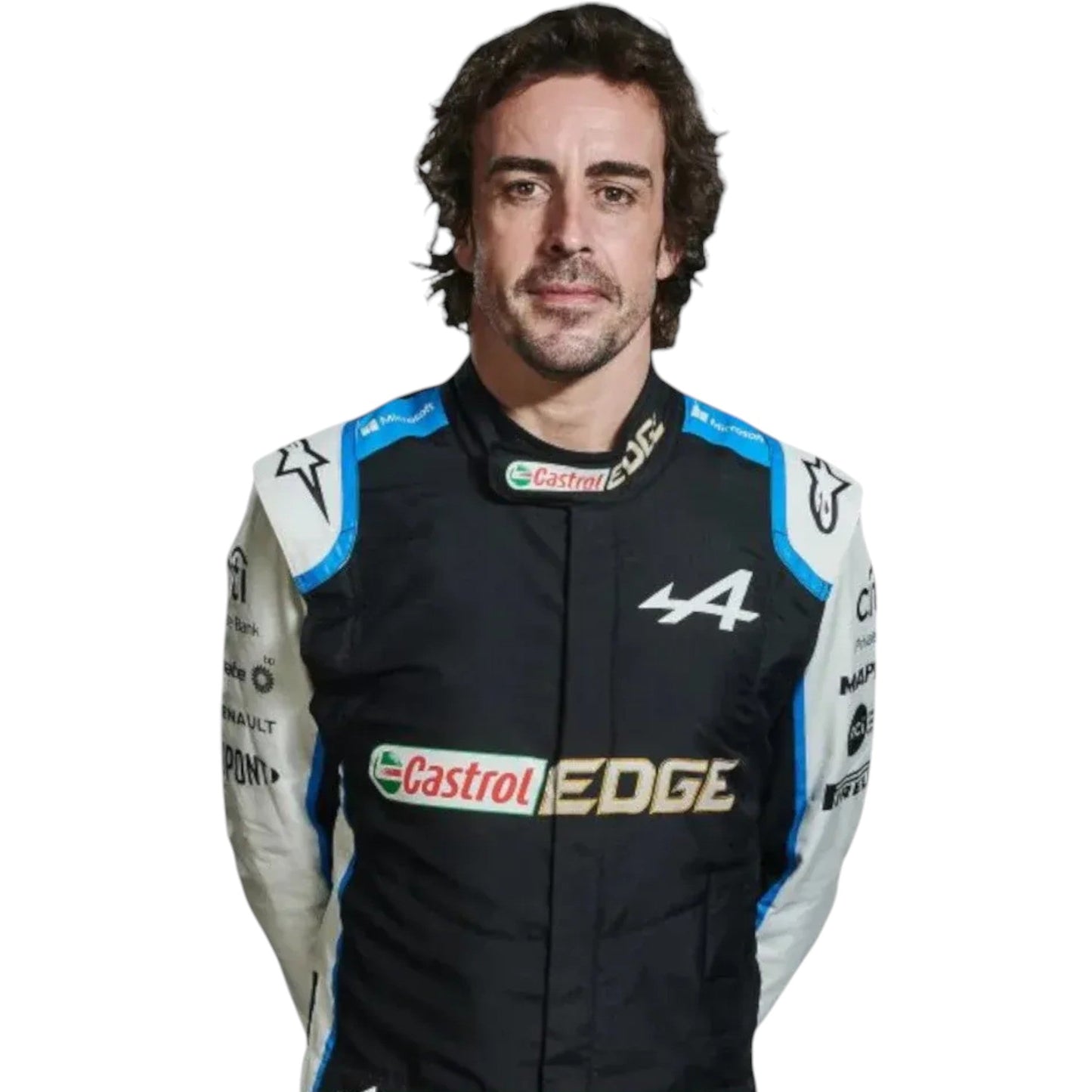 2021 Fernando Alonso Alpine Formula 1 Suit Ex Race Gear