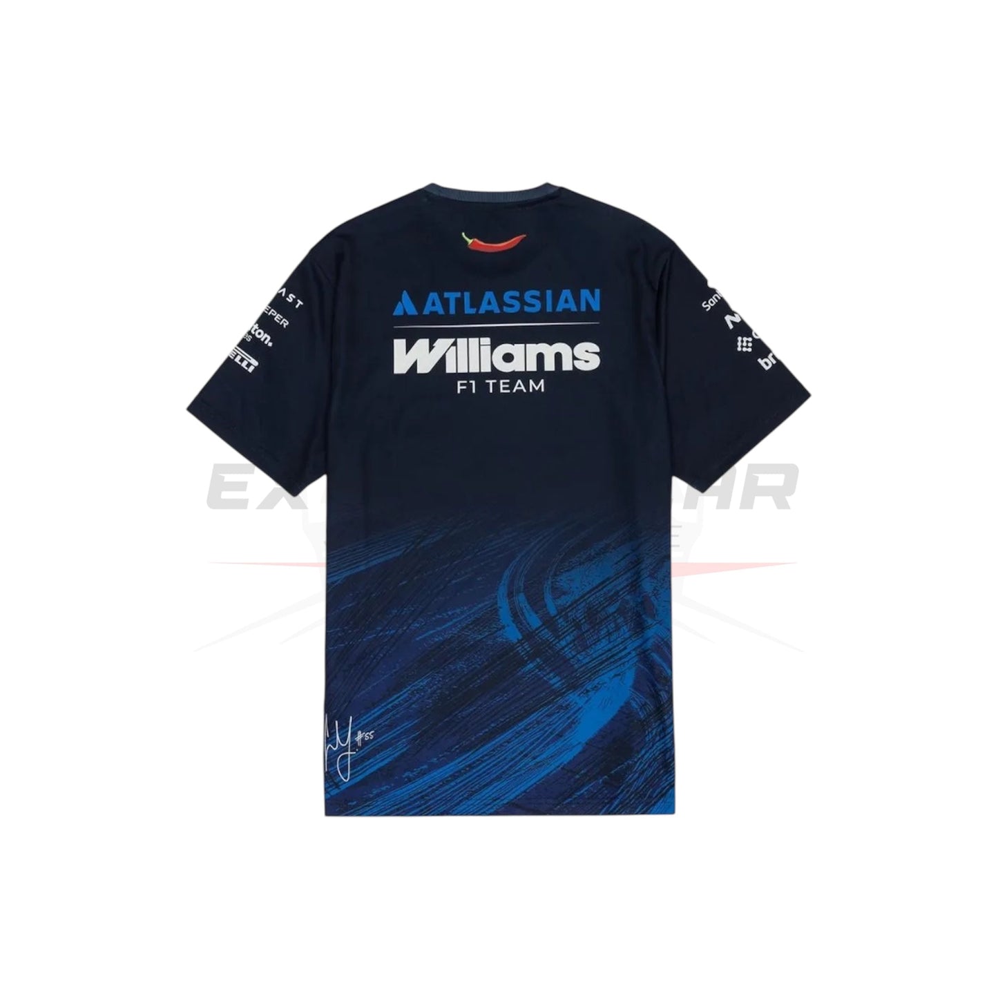 2026 Williams Racing Team Replica T-Shirt – Navy Ex Race Gear