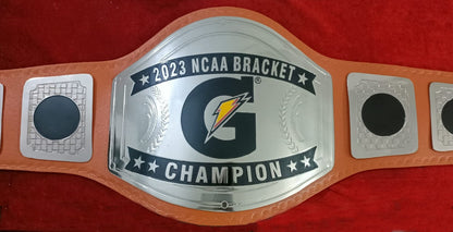 Custom Name and G Spark Logo Wrestling Championship Belt poshleathers-14b7