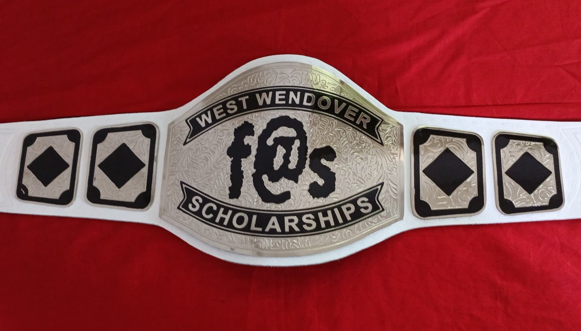 Custom Name and FAS Logo Wrestling Championship Belt poshleathers-14b7