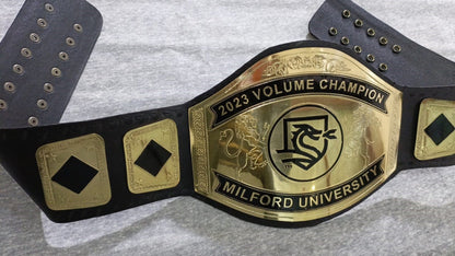 Custom Name and Dragon Logo Wrestling Championship Belt poshleathers-14b7