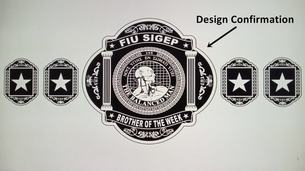 Custom Brother Of The Week Wrestling Championship Belt poshleathers-14b7