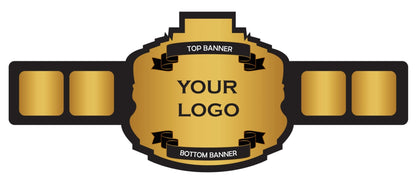 Custom Name and Logo Wrestling Championship Belt - Customize Wrestling Belts
