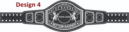 Custom Name and Logo Wrestling Championship Belt - Customize Wrestling Belts