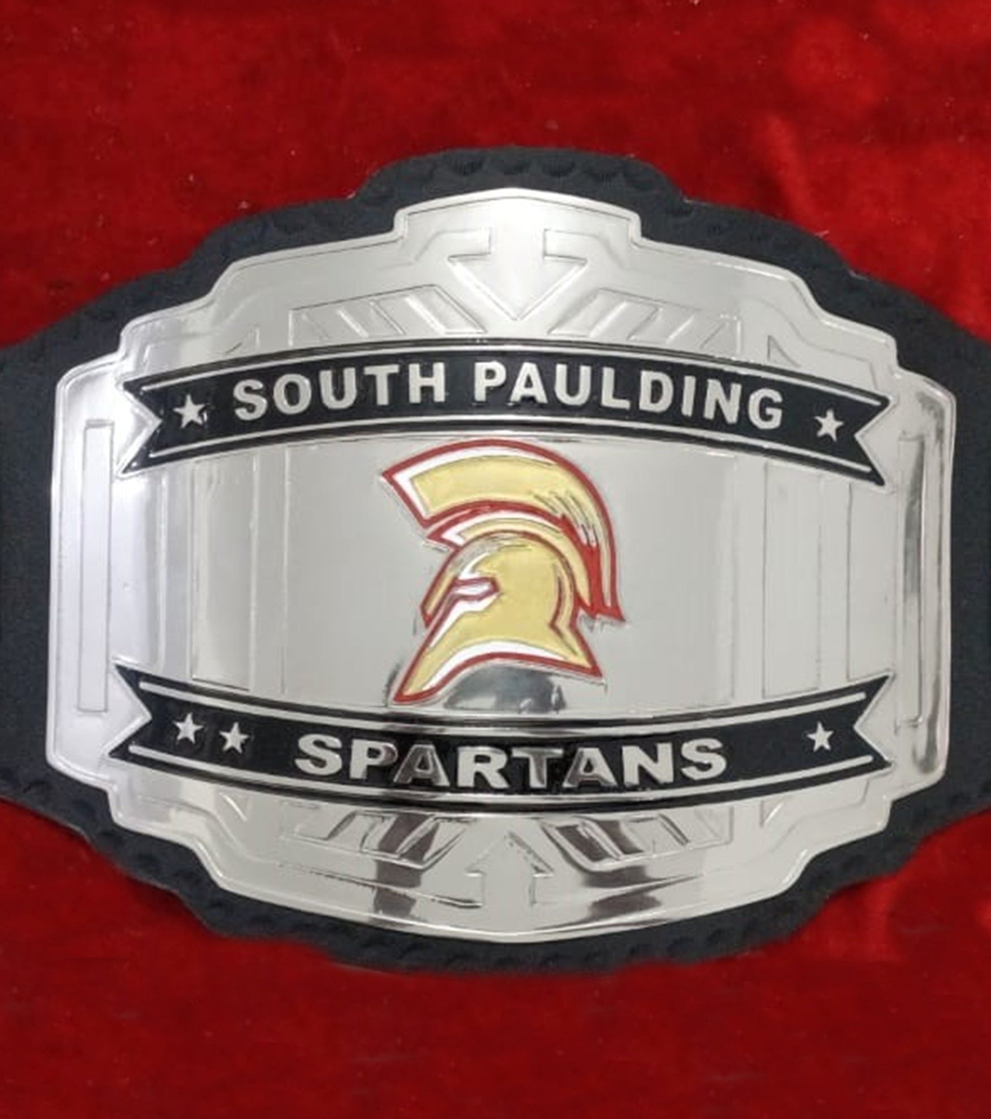 Custom Name and Viking Logo Wrestling Championship Belt poshleathers-14b7
