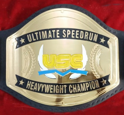 Custom Name and USC Logo Wrestling Championship Belt poshleathers-14b7