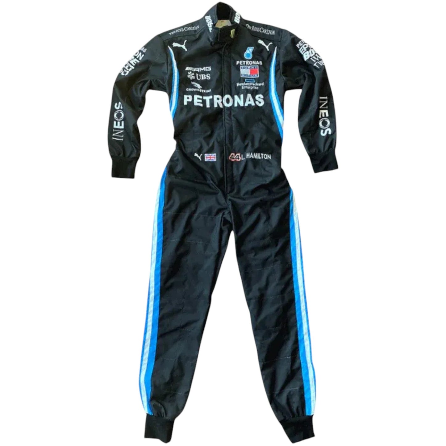 2020 Lewis Hamilton Mercedes AMG F1 Embroidery Race Suit Ex Race Gear