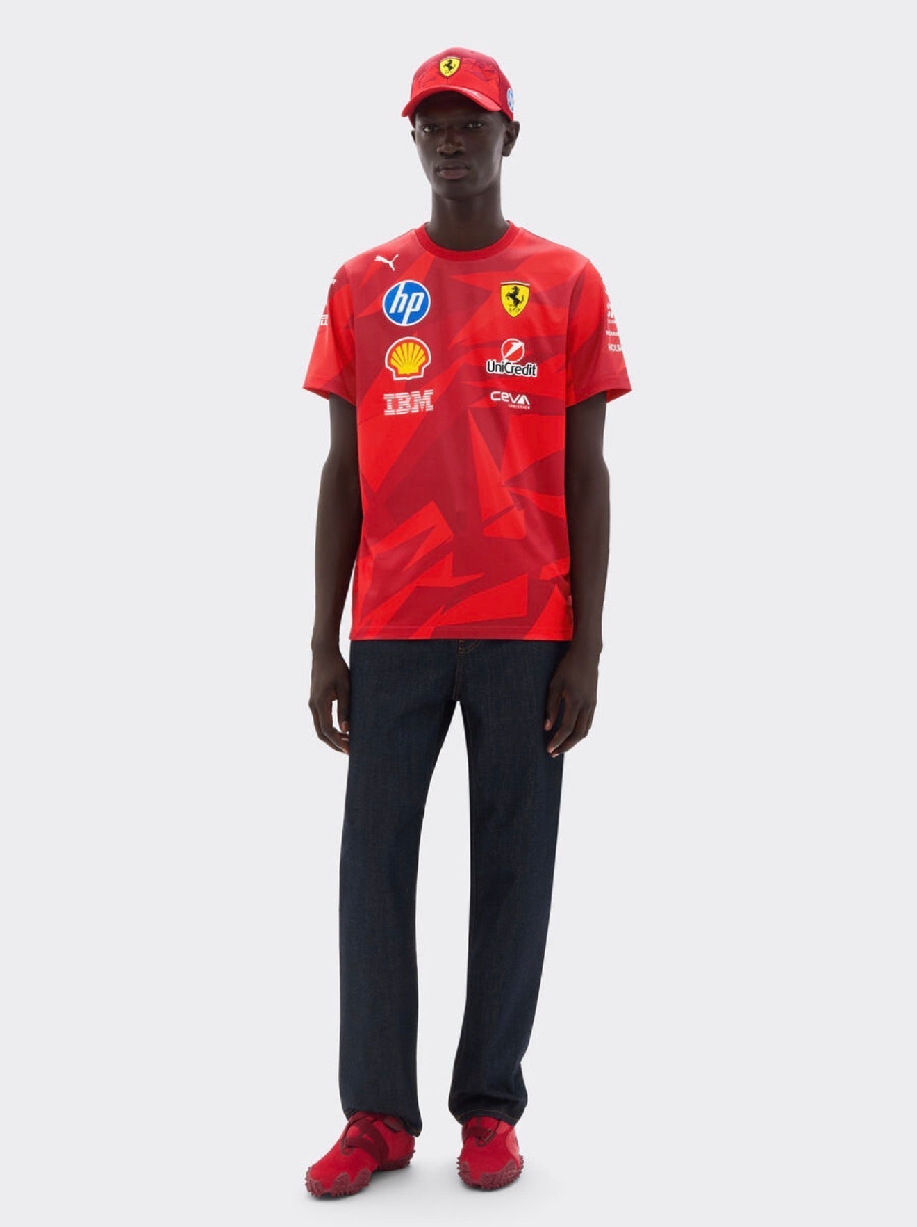 2025 Scuderia Ferrari Las Vegas Race Replica T-Shirt | Special edition Ex Race Gear