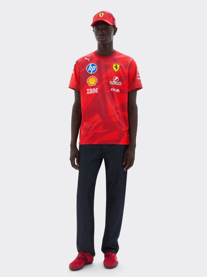 2025 Scuderia Ferrari Las Vegas Race Replica T-Shirt | Special edition Ex Race Gear