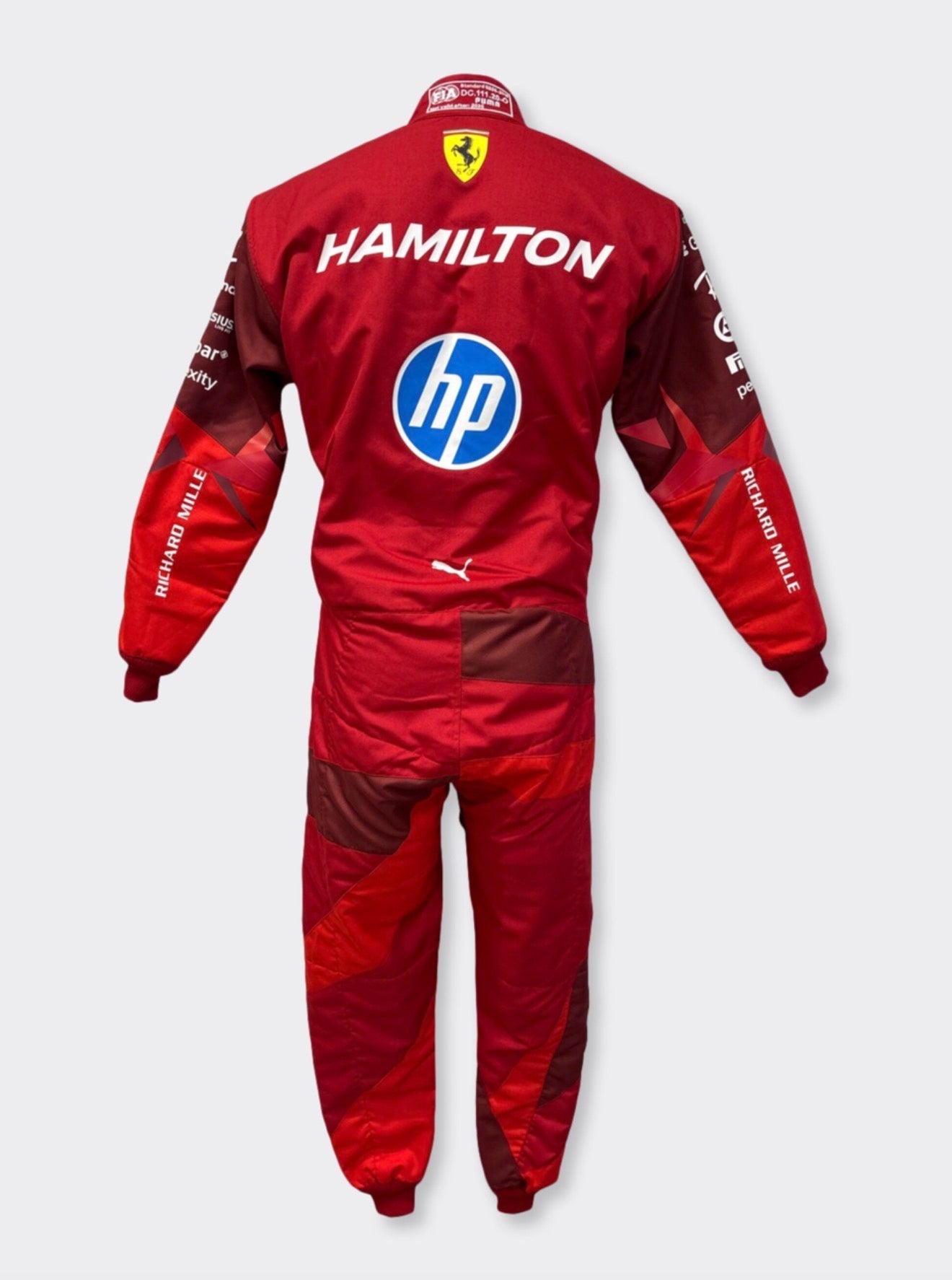 2025 Scuderia Ferrari HP Las Vegas F1 Race Suit Ex Race Gear