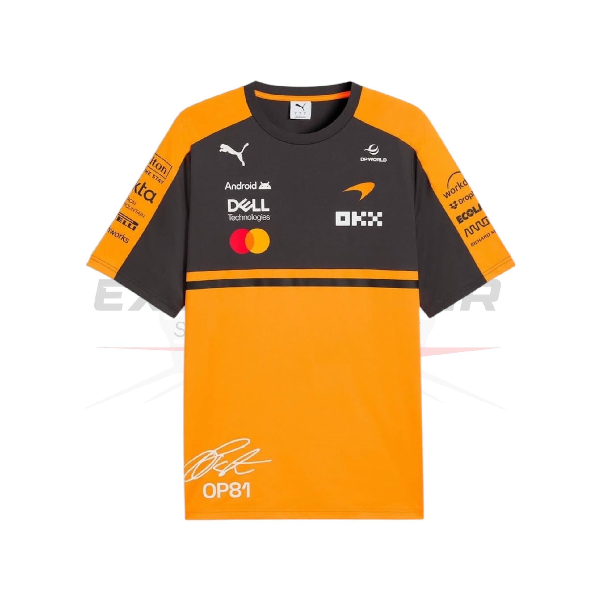McLaren 2026 Team Oscar Piastri Driver Set Up Replica T-Shirt (Copy) Ex Race Gear