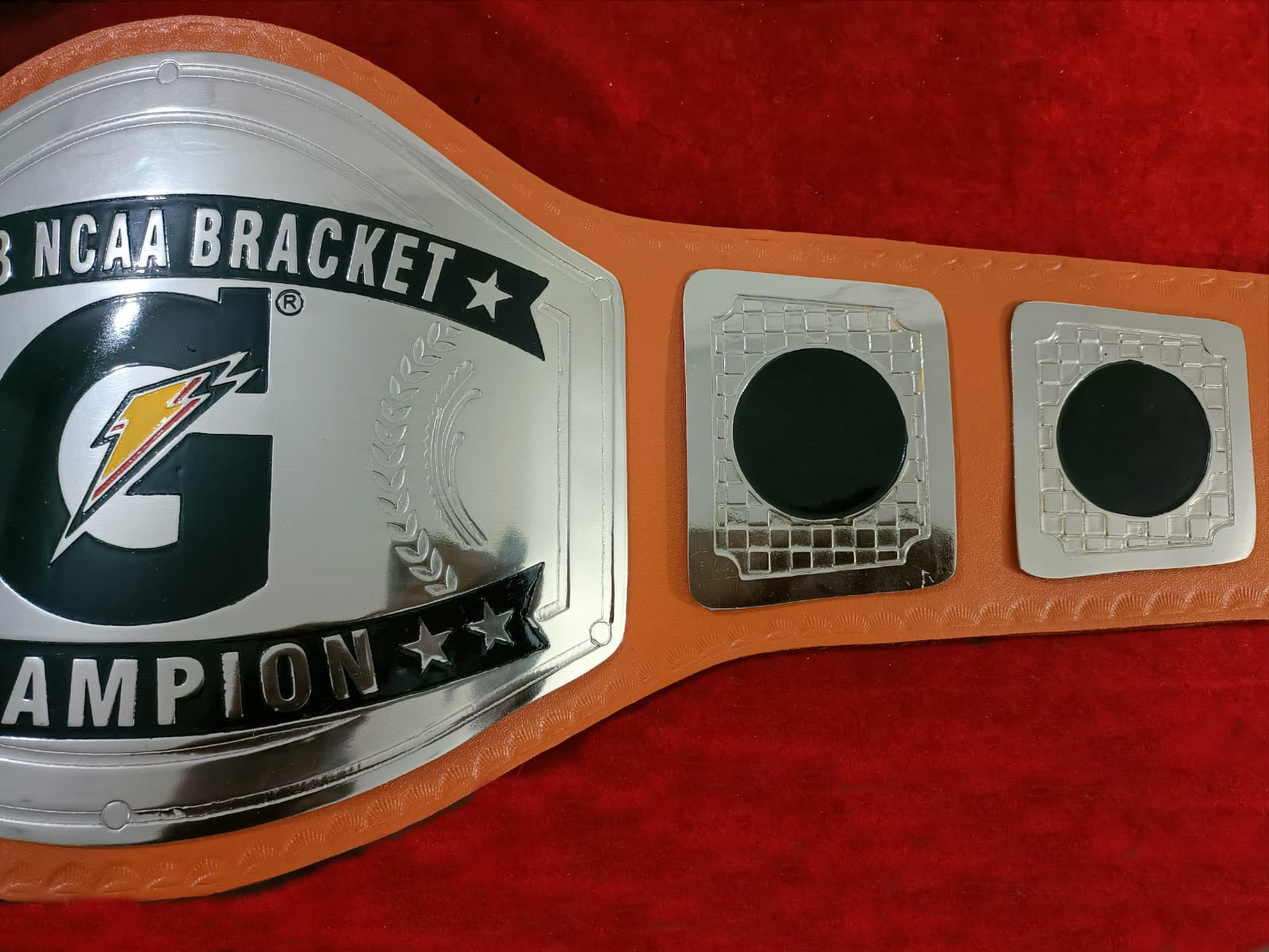 Custom Name and G Spark Logo Wrestling Championship Belt poshleathers-14b7