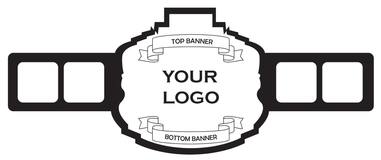Custom Name and Logo Wrestling Championship Belt - Customize Wrestling Belts