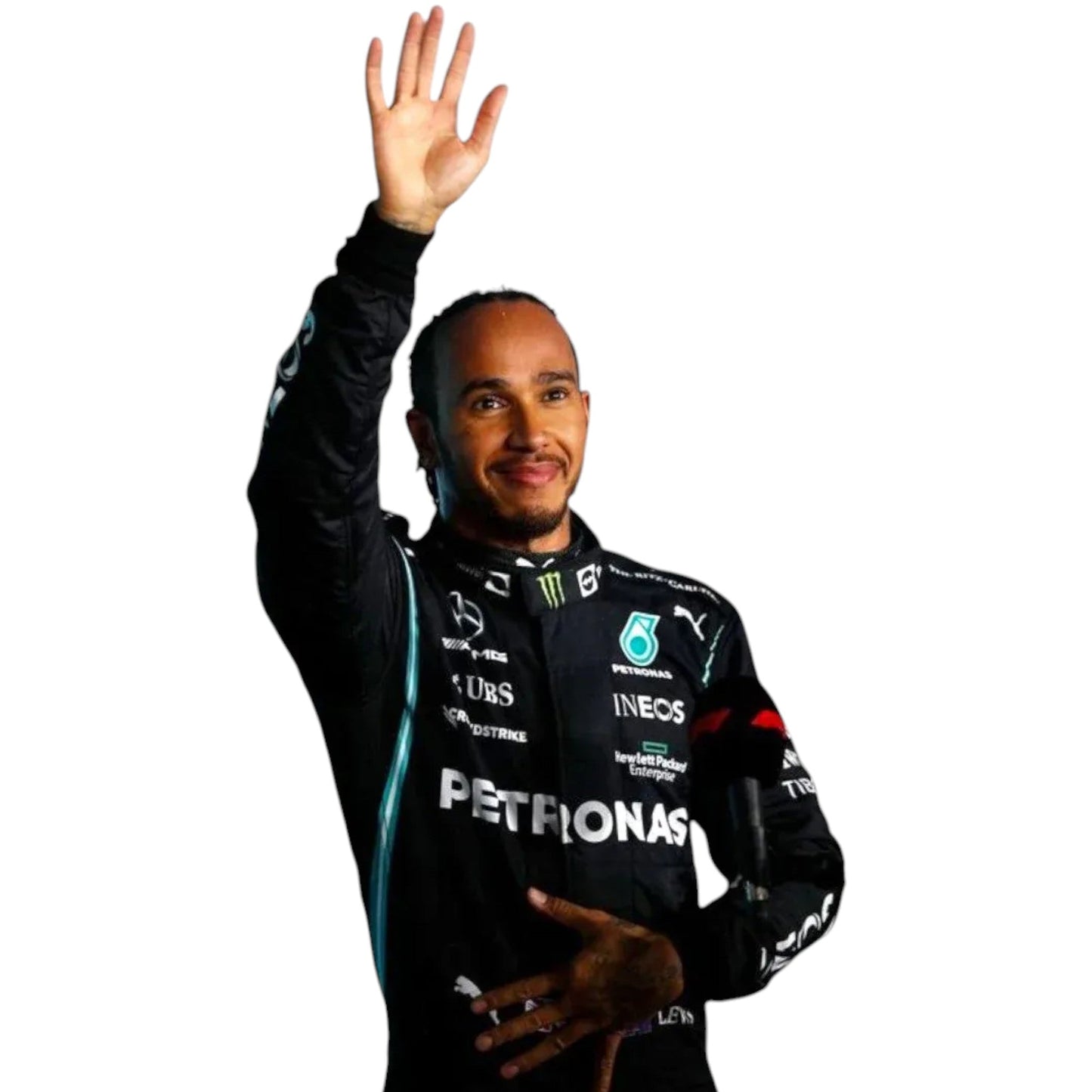 2021 Lewis Hamilton Mercedes AMG F1 Replica Race Suit Ex Race Gear
