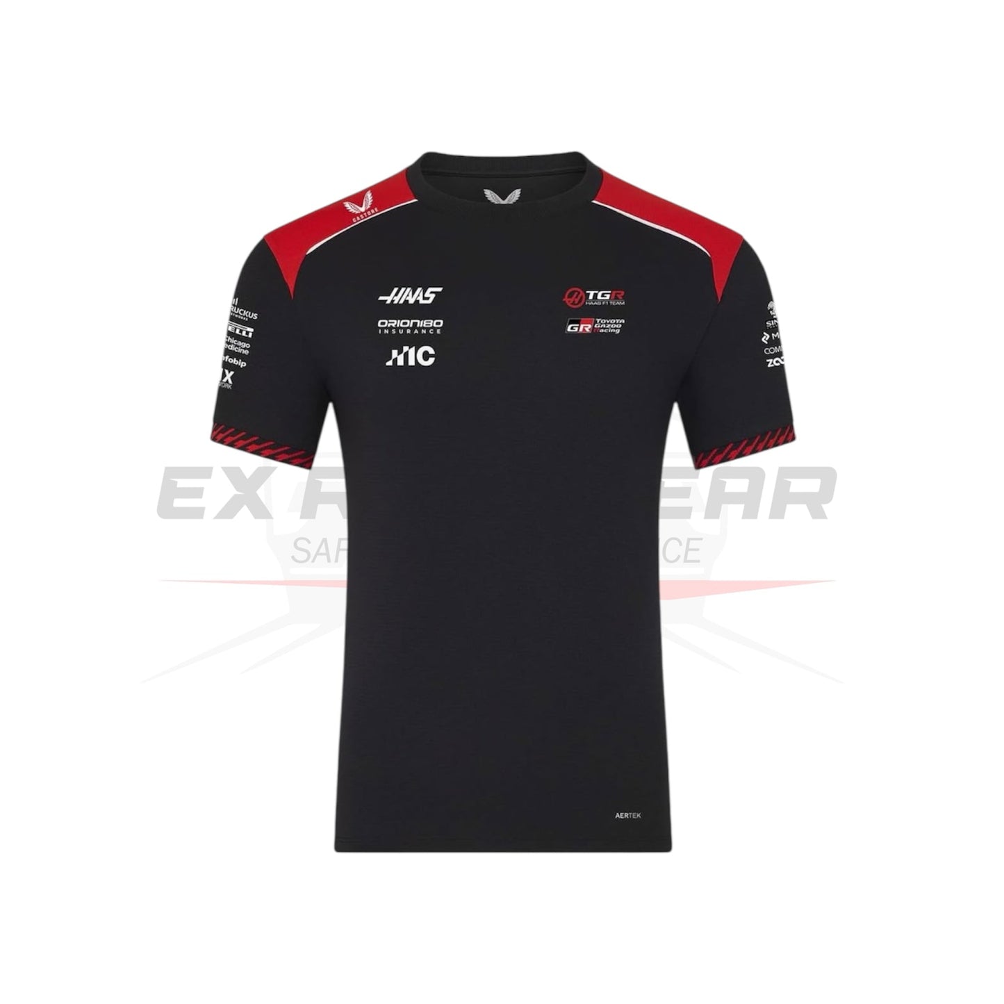 2026 Haas F1 Moneygram Team T-Shirt - Black Ex Race Gear