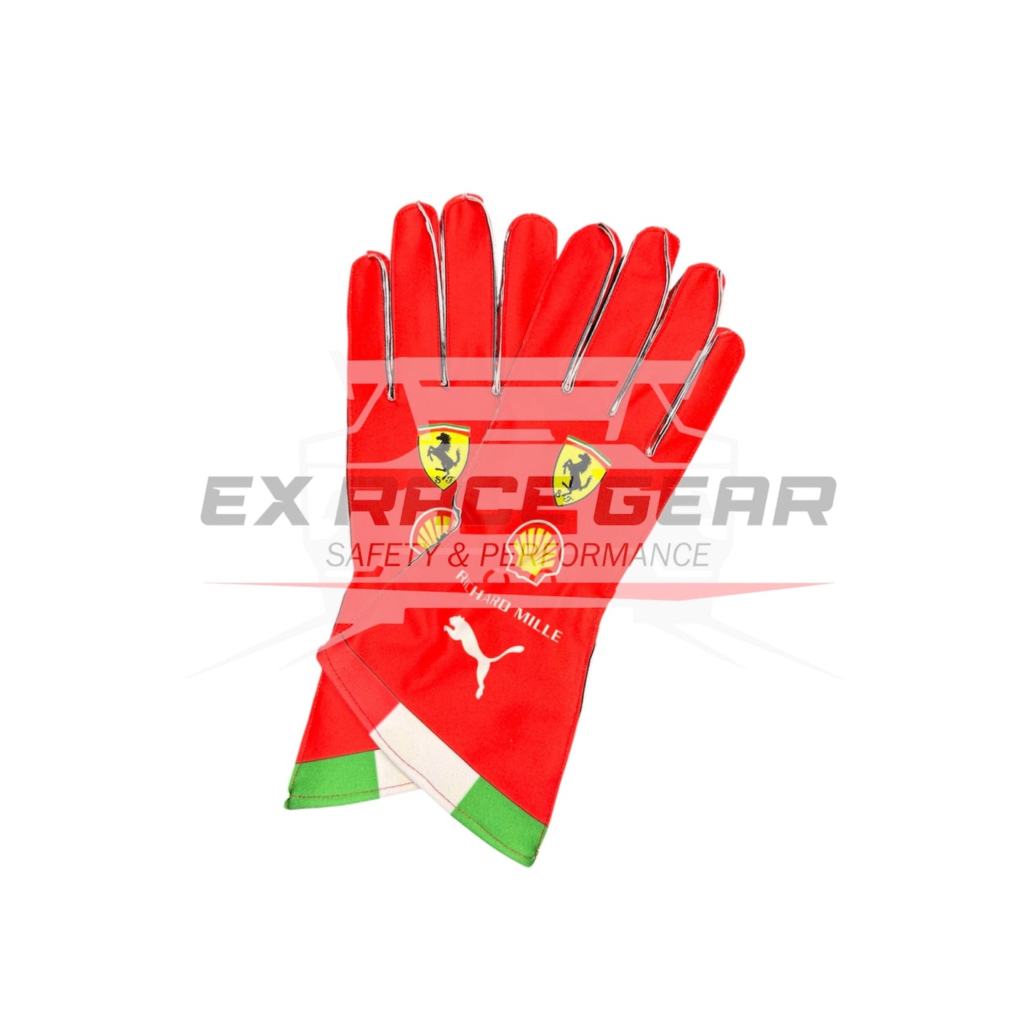 2026 Scuderia Ferrari F1 GP Gloves | Official Replica Ex Race Gear