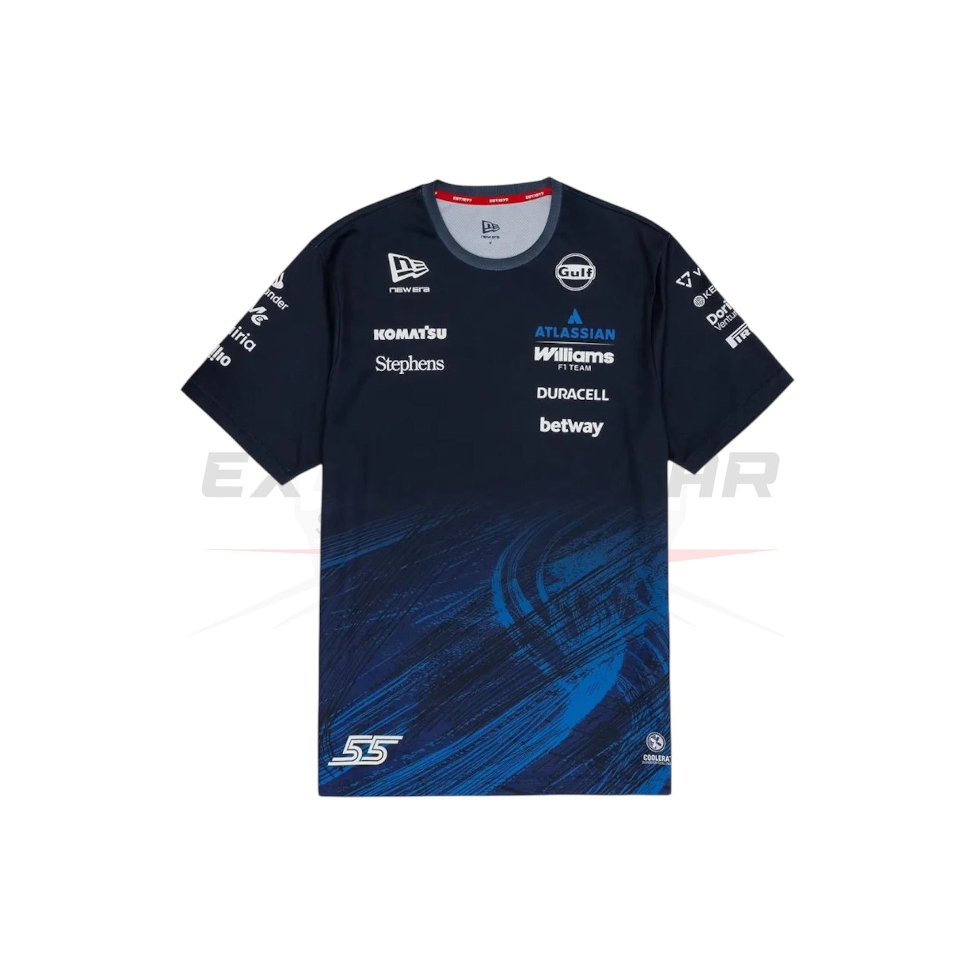 2026 Williams Racing Team Replica T-Shirt – Navy Ex Race Gear
