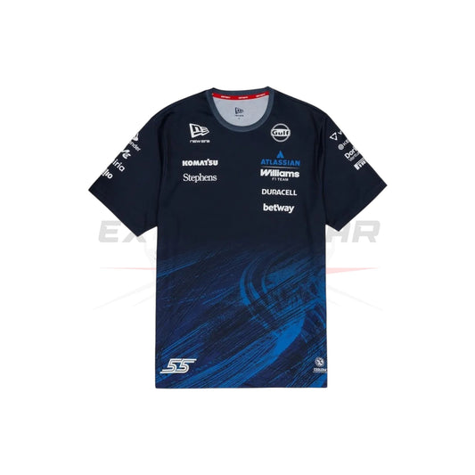 2026 Williams Racing Team Replica T-Shirt – Navy Ex Race Gear