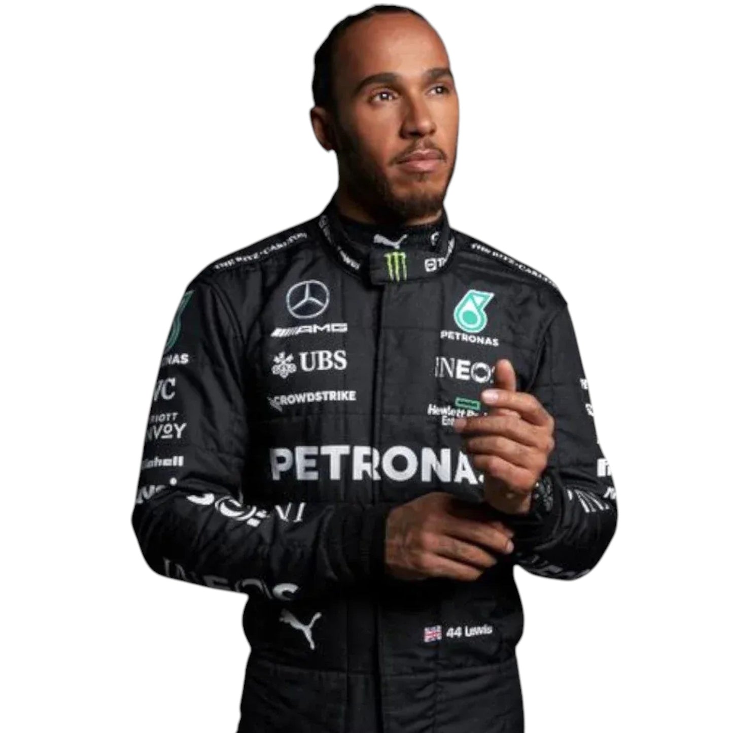 2023 Lewis Hamilton Mercedes AMG F1 Race Suit Ex Race Gear