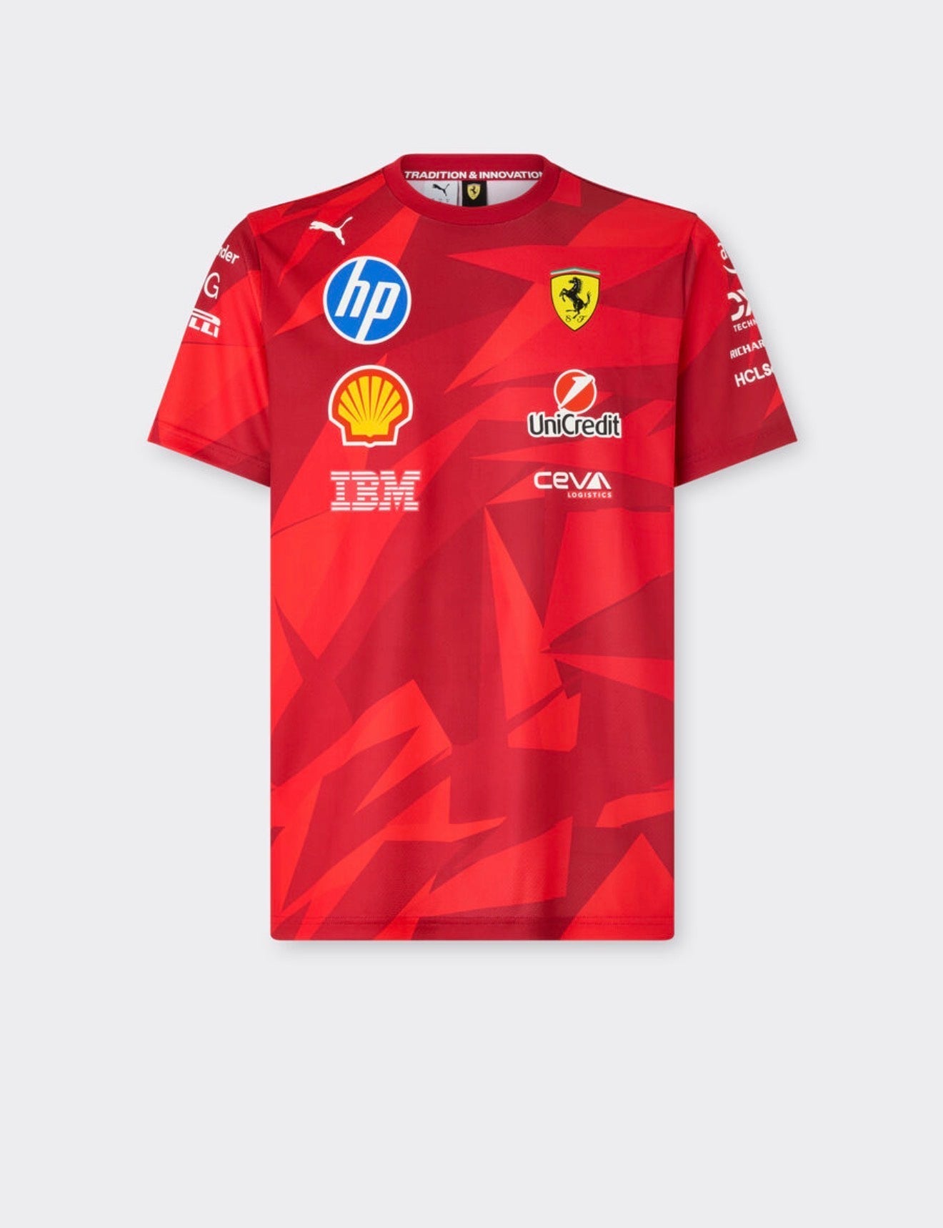 2025 Scuderia Ferrari Las Vegas Race Replica T-Shirt | Special edition Ex Race Gear