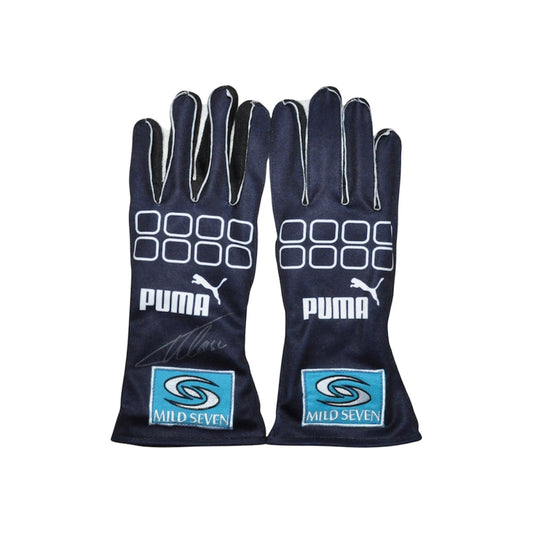 FERNANDO ALONSO SIGNED 2006 RENAULT REPLICA GLOVES PAIR - Ex Race Gear