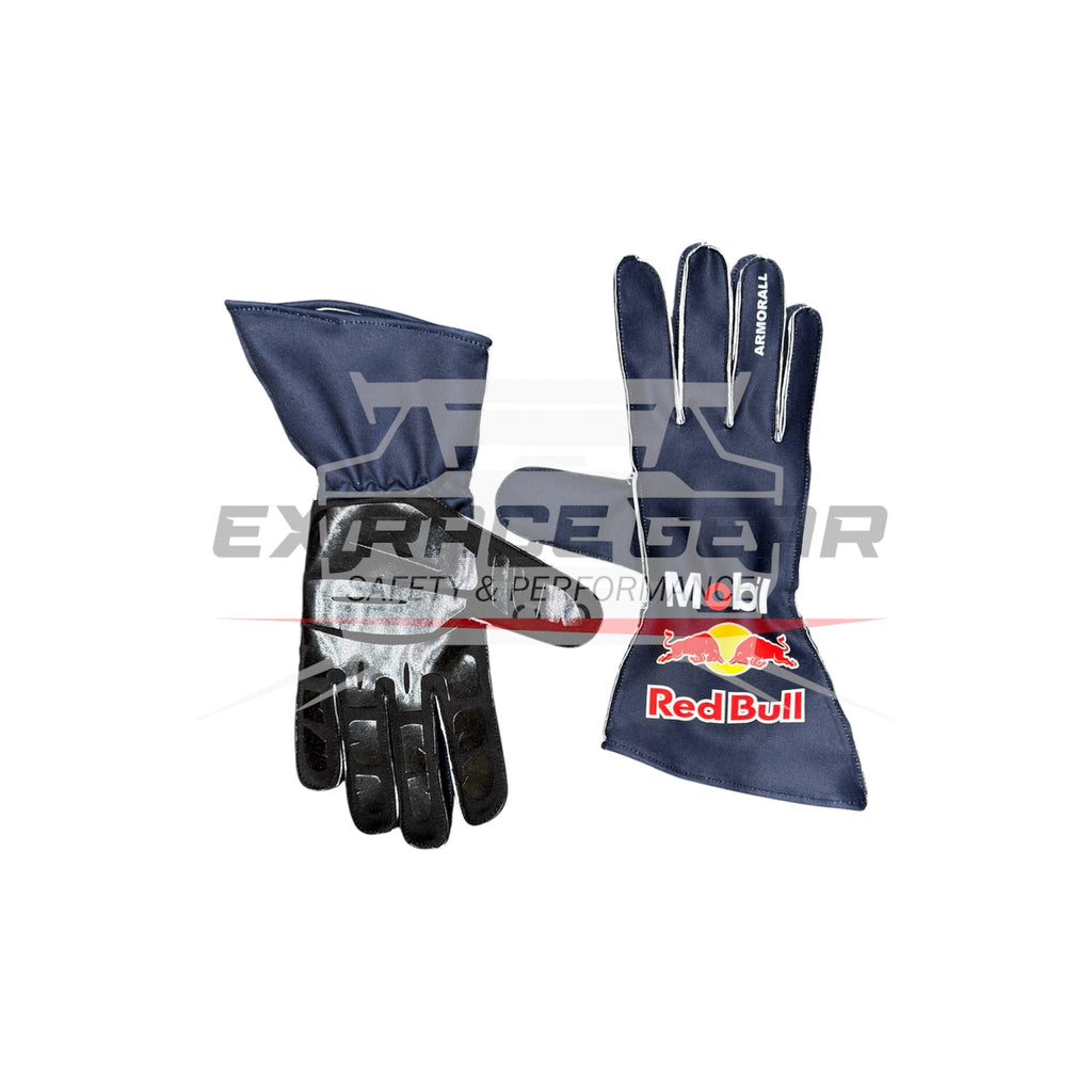 2026 Red Bull Max Verstappen Formula 1 Team Racing Replica Gloves - Ex Race Gear