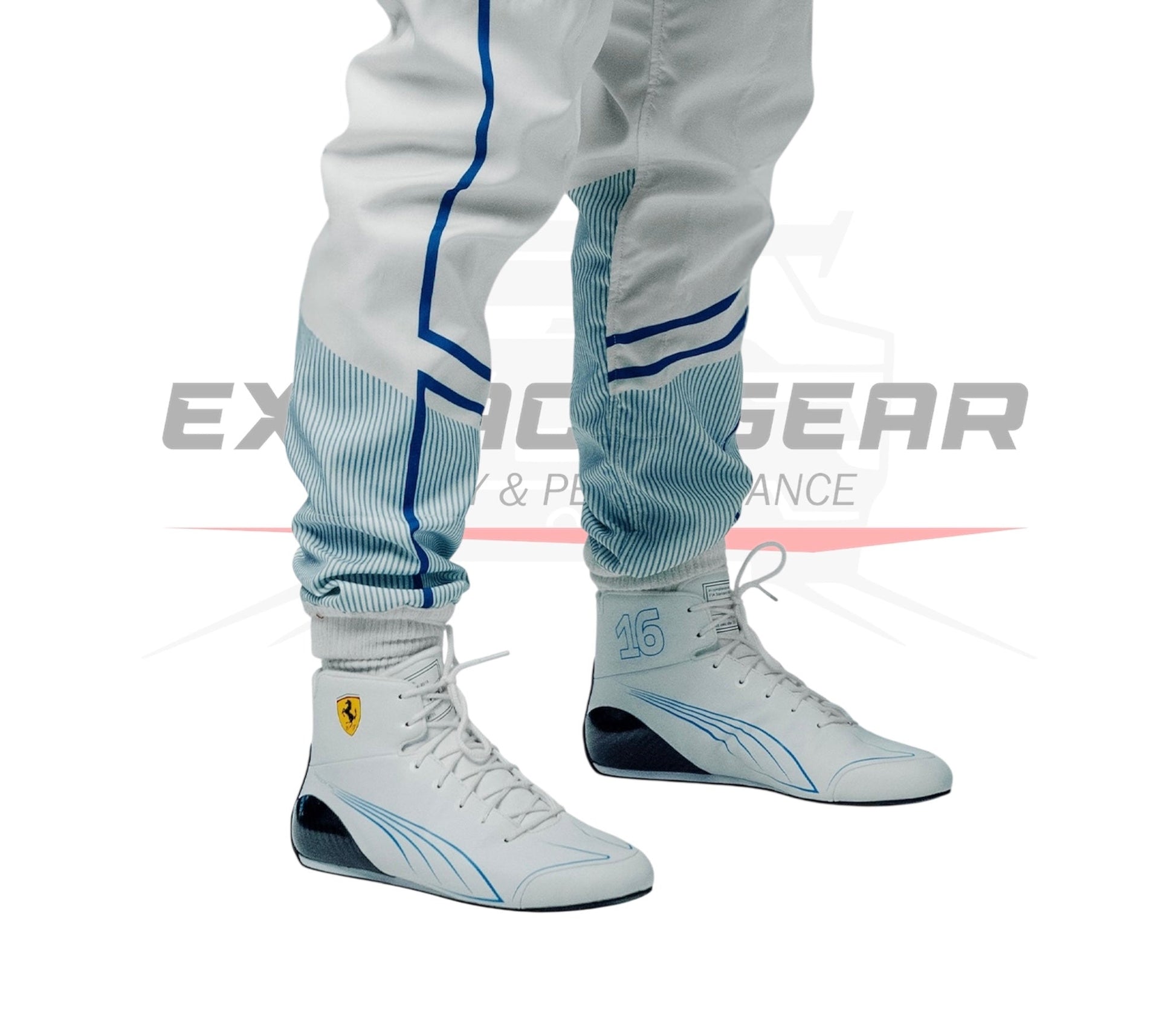 2025 Charles  Ferrari Racing Race Suit Ex Race Gear