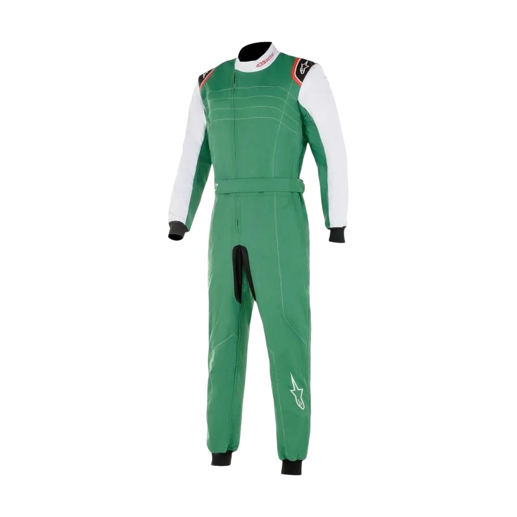 Alpinestars Green/White Race Suit | Ex Race Gear