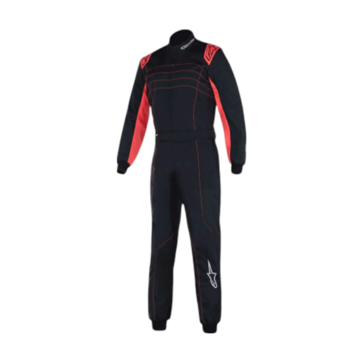 Alpinestars KMX-9 V3, Black/Red Fluo Race Suit | Ex Race Gear