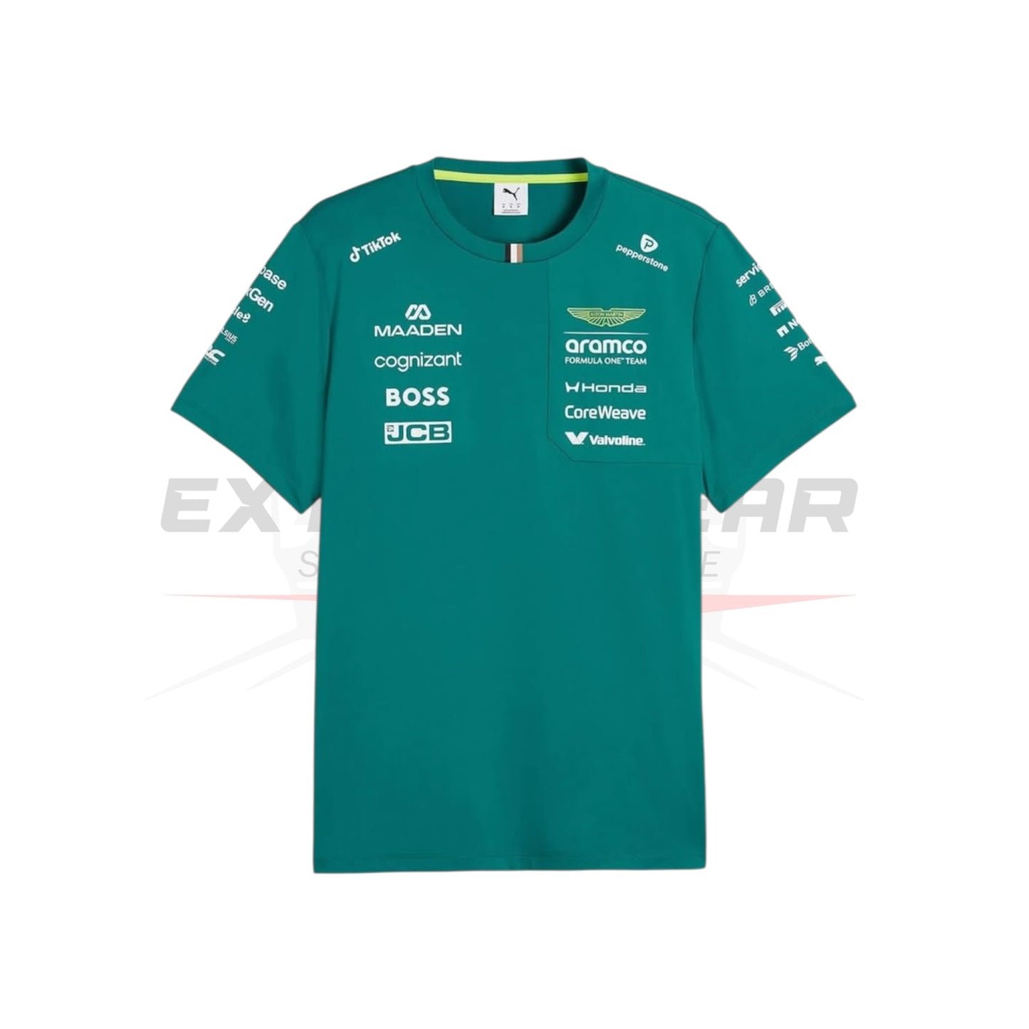 2026 Aston Martin Aramco F1 Fernando Alonso Team Driver Replica T-Shirt Ex Race Gear