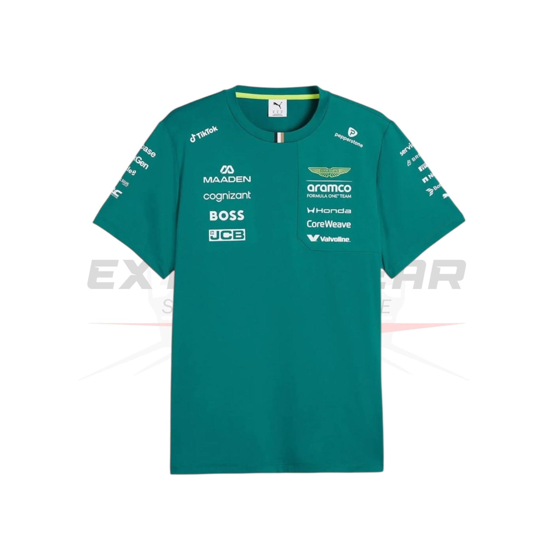 2026 Aston Martin Aramco F1 Fernando Alonso Team Driver Replica T-Shirt Ex Race Gear