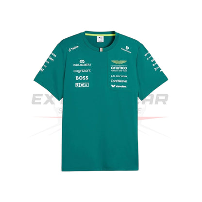 2026 Aston Martin Aramco F1 Fernando Alonso Team Driver Replica T-Shirt Ex Race Gear