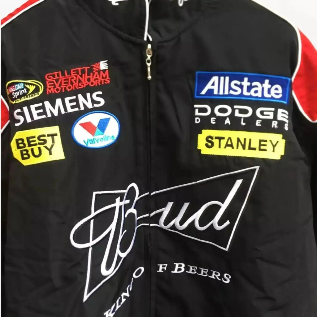 Budweiser F1 Official Embroidered Racing Jacket