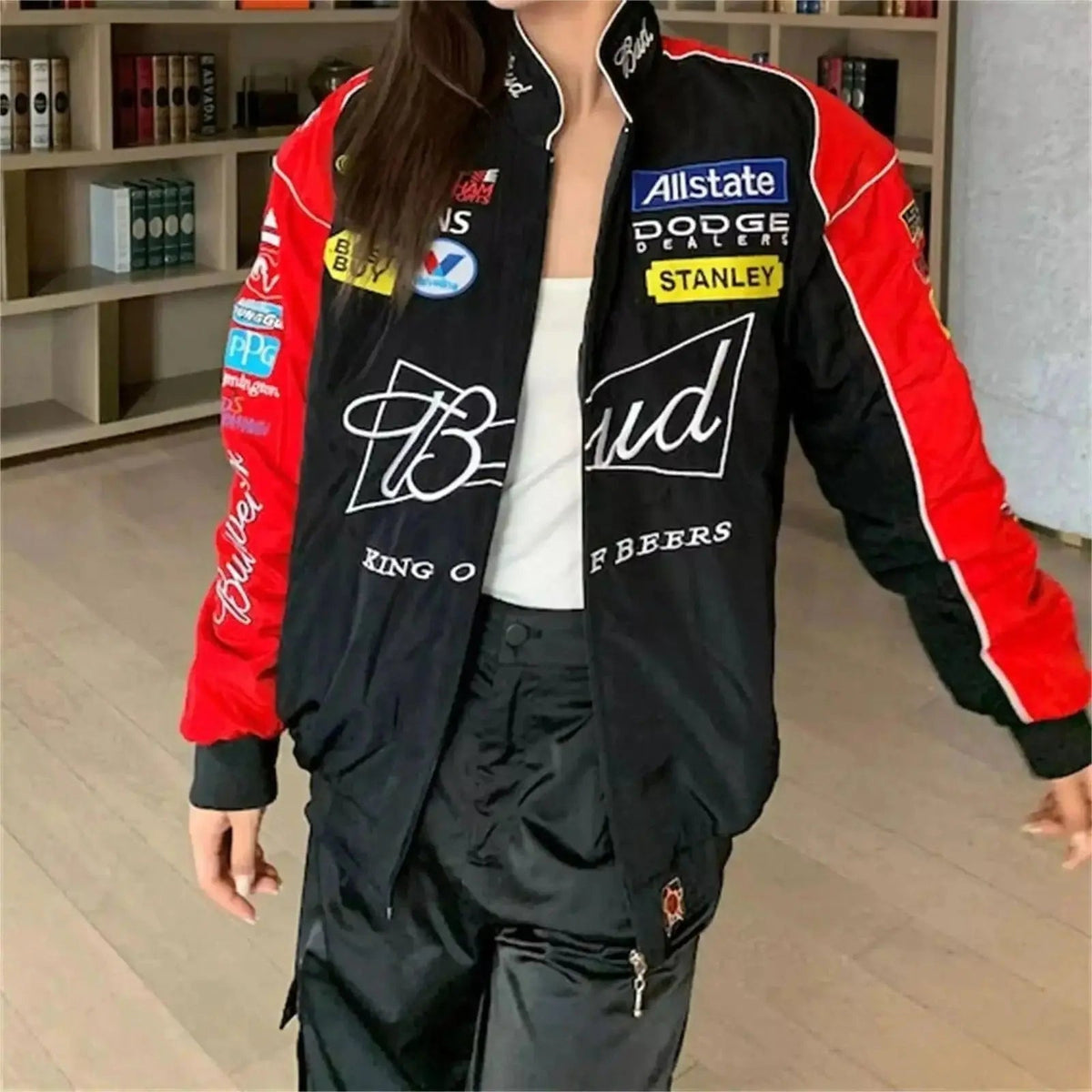 Budweiser F1 Racing Embroidered Retro Limited Edition Jacket - Ex Race Gear