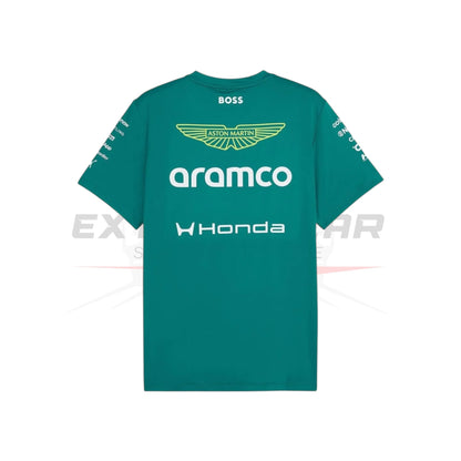 2026 Aston Martin Aramco F1 Fernando Alonso Team Driver Replica T-Shirt Ex Race Gear