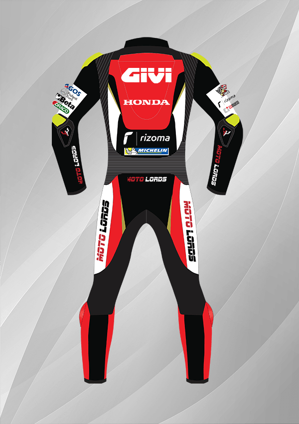Cal Crutchlow LCR Honda MotoGP 2019 Leather Honda Racing Suit MotoLords