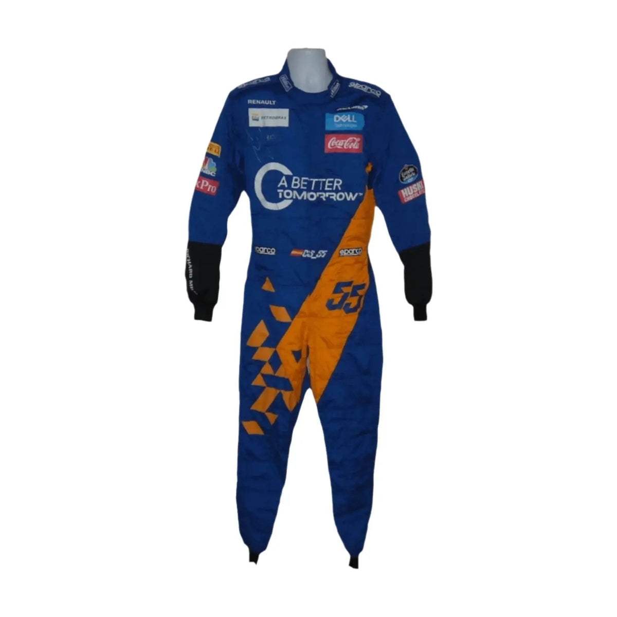 Carlos Sainz Jnr signed 2019 Chinese GP Mclaren race suit - Ex Race Gear
