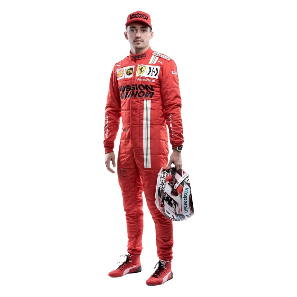Charles Leclerc 2021 Ferrari F1 Race Suit - Ex Race Gear