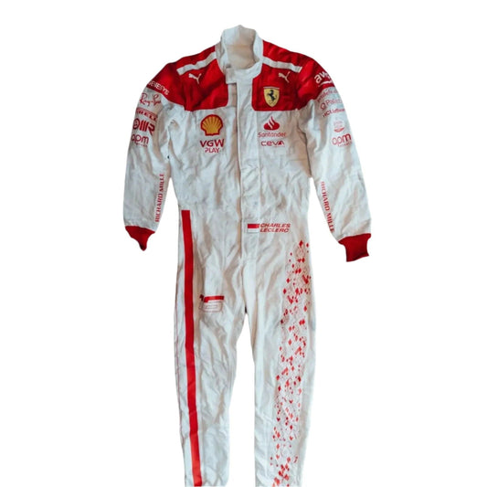 Charles Leclerc Ferrari 2023 F1 Race Suit - Monaco GP -Ex Race Gear