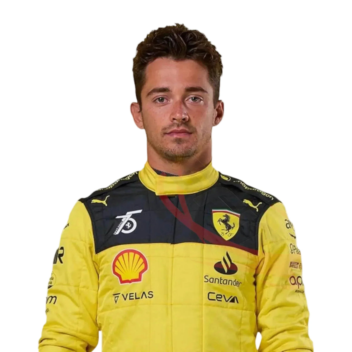 Charles Leclerc Ferrari's 75th anniversary F1 Suit Special Edition - Ex Race Gear