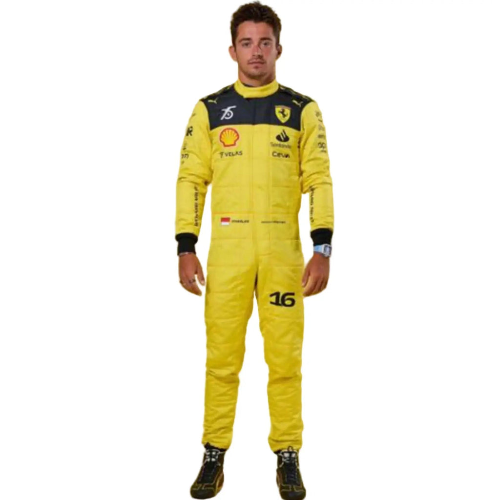 Charles Leclerc | Ferrari's 75th anniversary Suit | Special Edition - Ex Race Gear