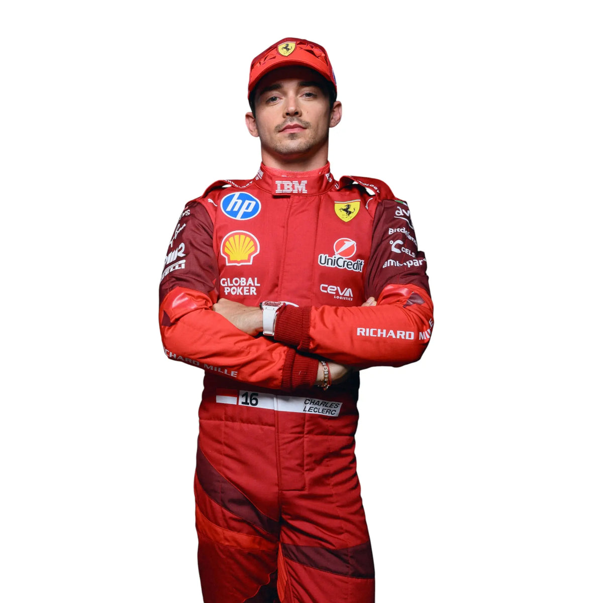Charles Leclerc Scuderia Ferrari HP Las Vegas 2025 Race Suit - Ex Race Gear