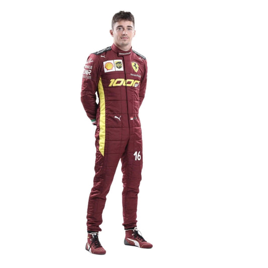 Charles Leclerc Sebastian Vettel 2020 F1 Replica Race Suit - Scuderia Ferrari 1000s - Ex Race Gear