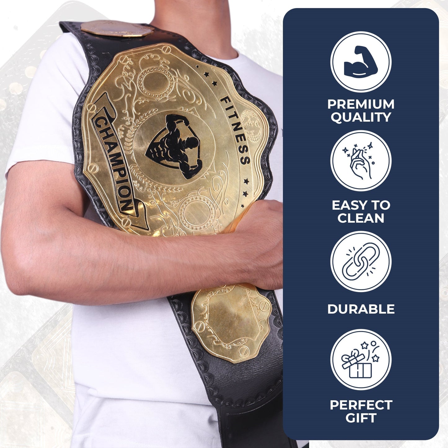 Weightlifting & Fitness Custom Championship Belt Customize Wrestling Belts