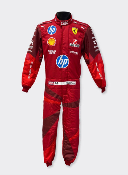 2025 Scuderia Ferrari HP Las Vegas F1 Race Suit Ex Race Gear